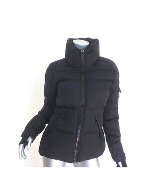 SAM. Freestyle Down Puffer Jacket Matte Black Size Medium NEW